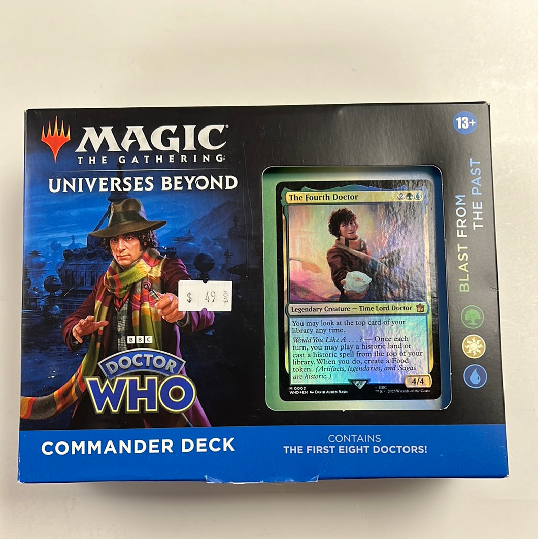 Mtg Doctor Who Commander Deck Blast From the Past