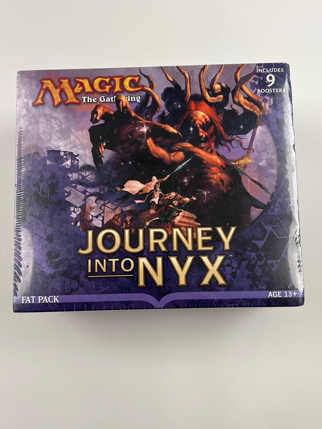 MTG Journey Into Nyx Fat Pack Brand New Sealed 9 Booster Packs