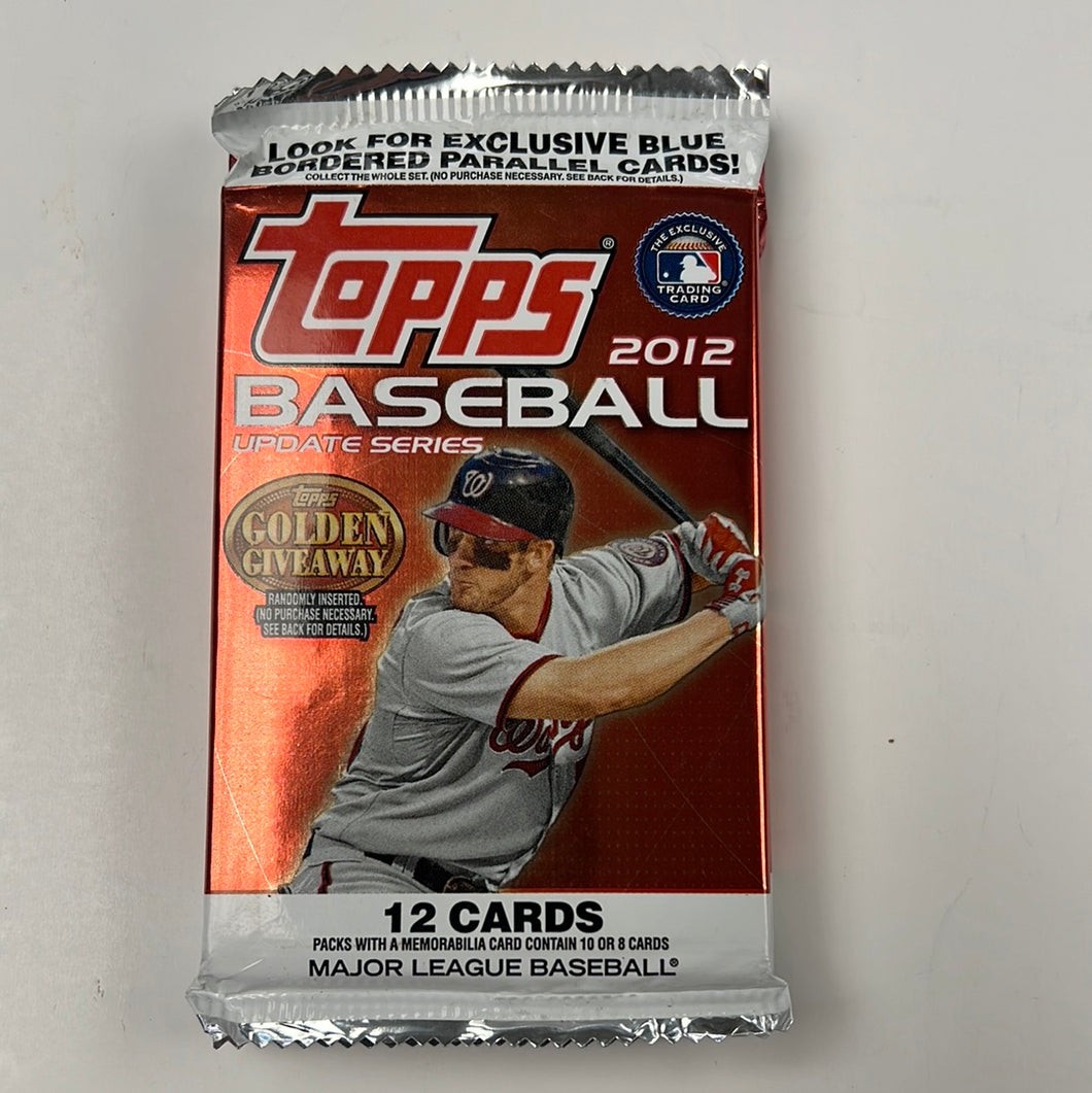 2012 Topps Update Baseball Pack