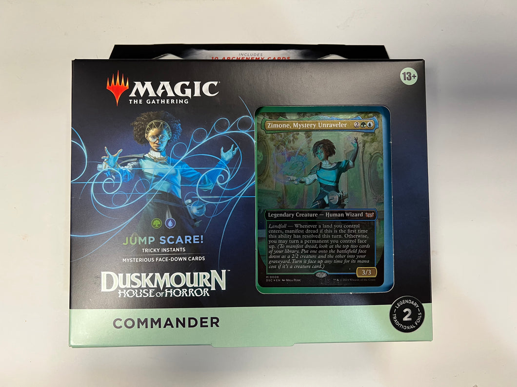 Mtg Duskmourn House of Horror Commander Deck Jump Scare