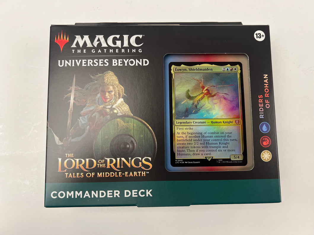 Mtg The Lord of The Rings Commander Deck Riders of Rohan