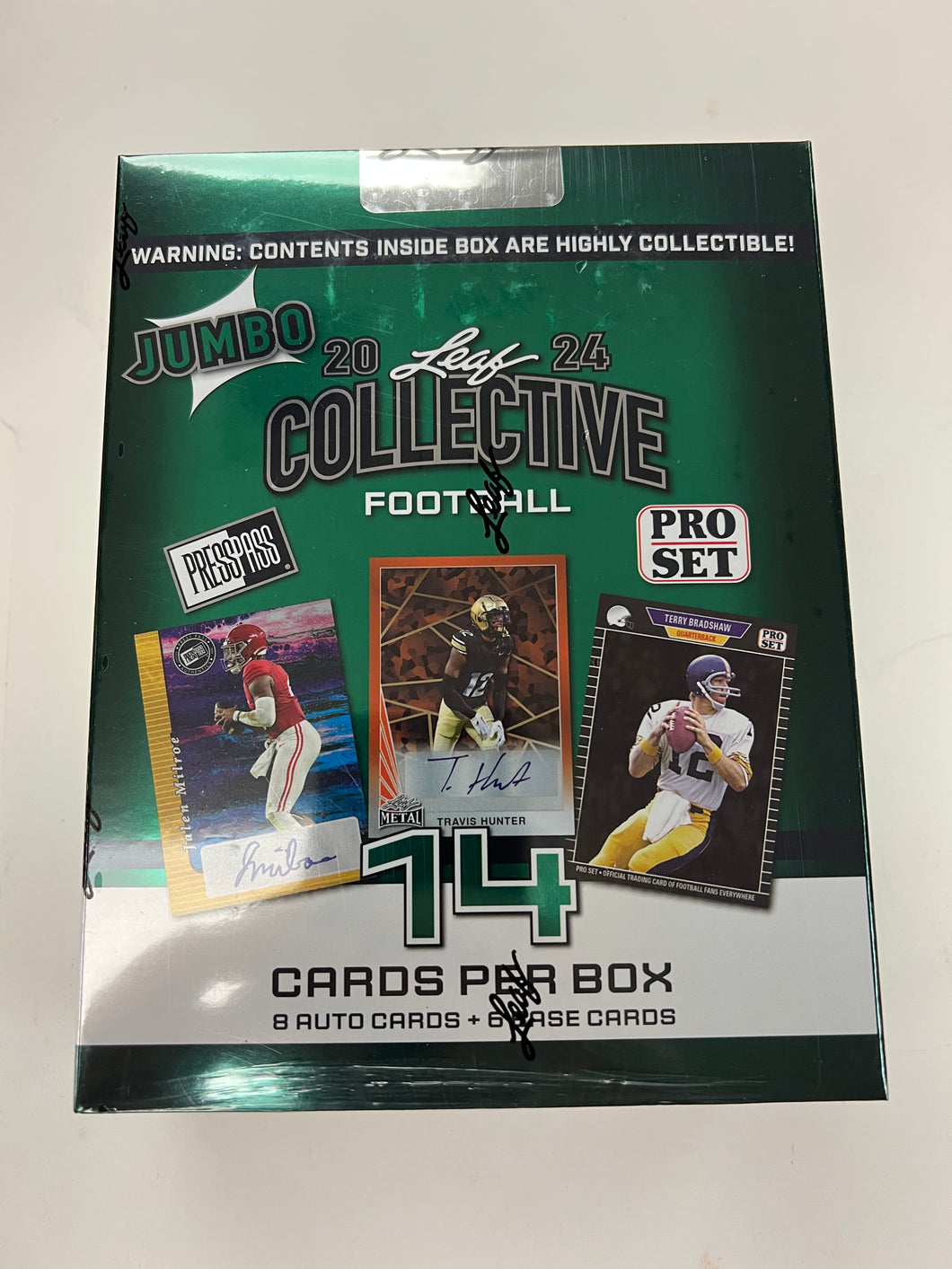 2024 Leaf Collective Football Jumbo Hobby Box