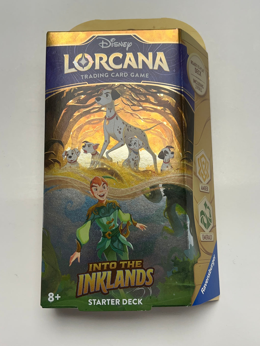 lorcana into the inklands starter deck Disney Lorcana Into the Inklands Amber & Emerald Starter Deck