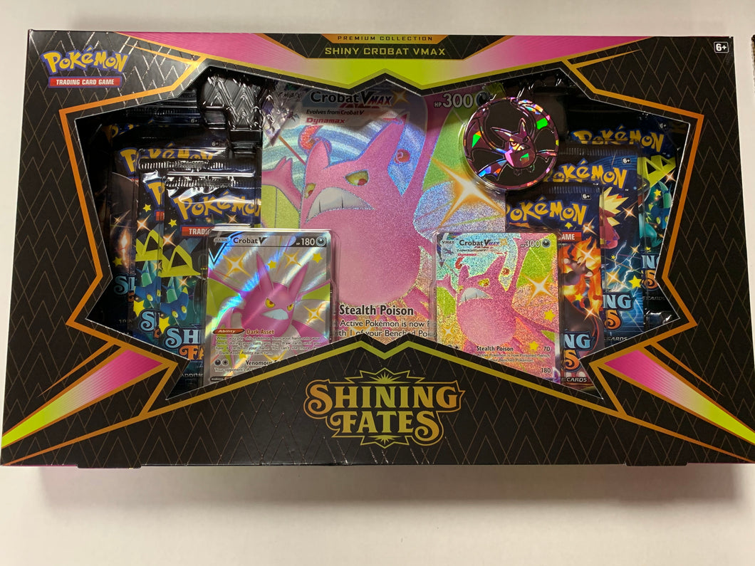 Pokémon Shining Fates Shiny Crobat Vmax Box