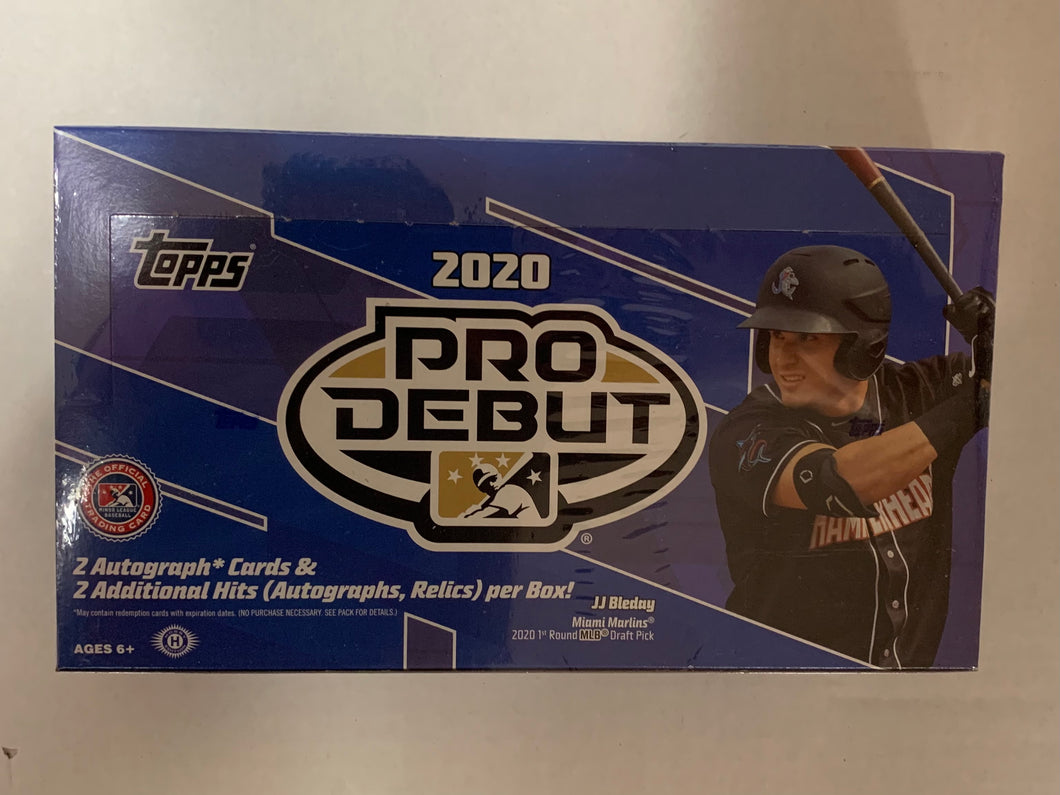 2020 Topps Baseball Pro Debut