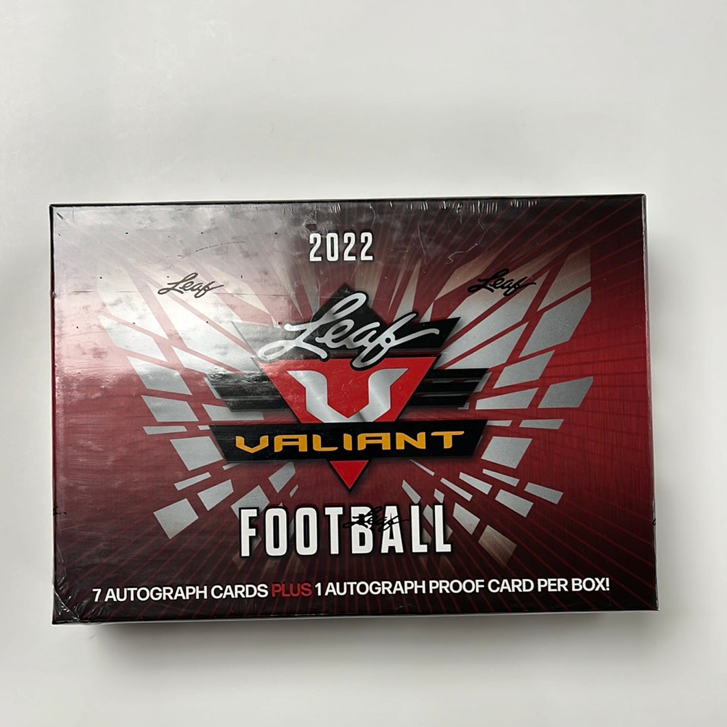2022 Leaf Valiant Football Box