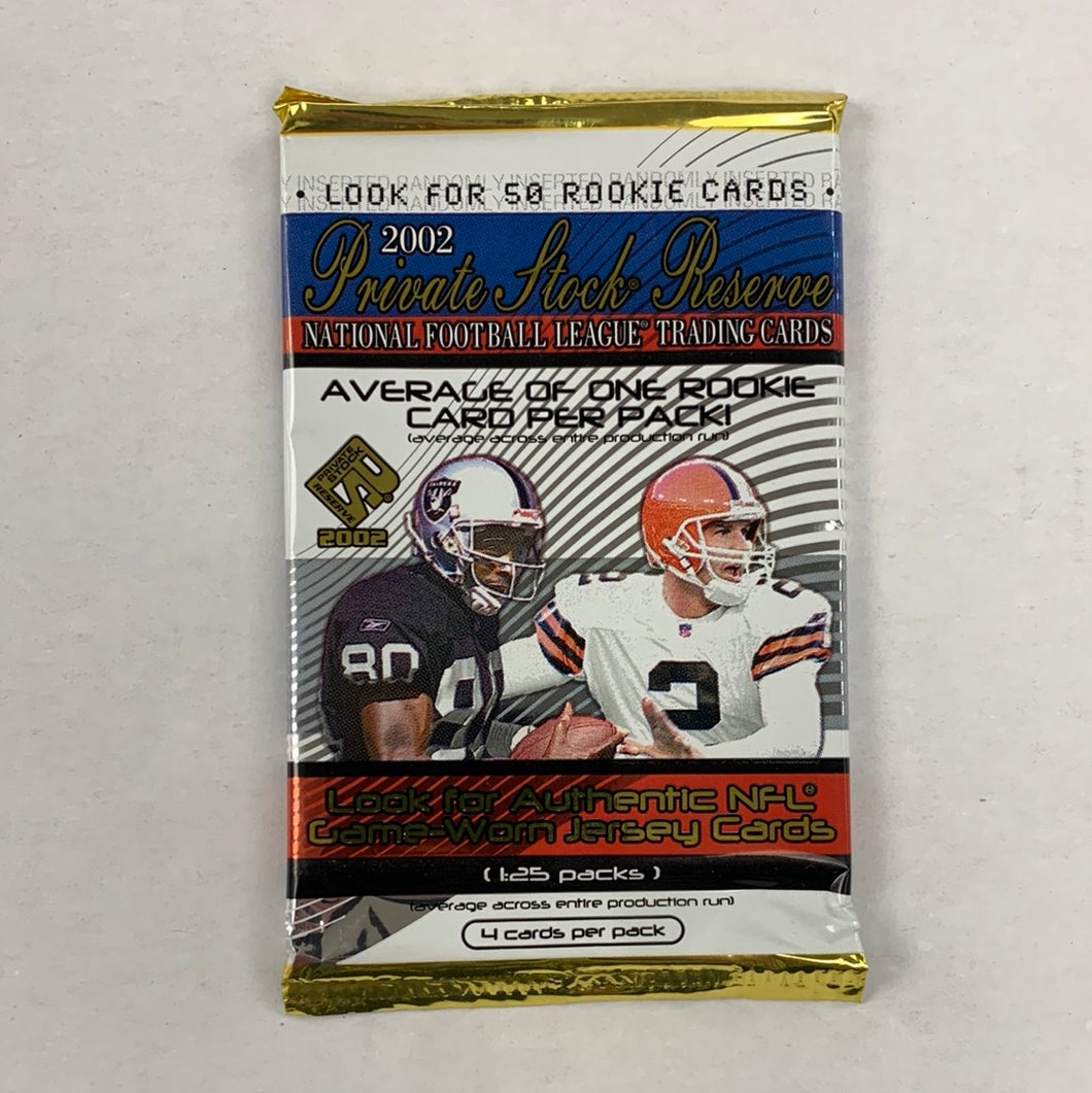 2002 Private Stock Reserve Football Pack