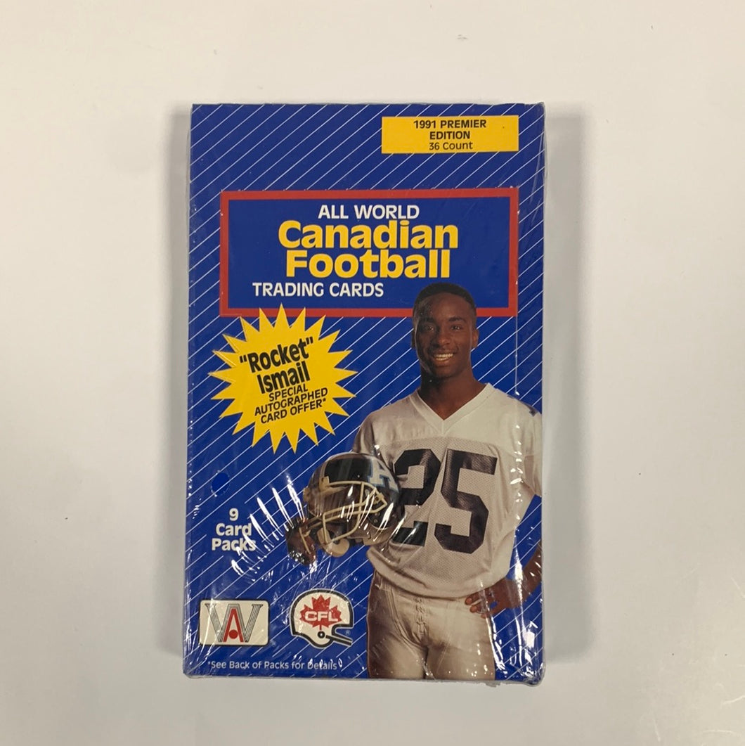 1991 All World Canadian Football Hobby Box