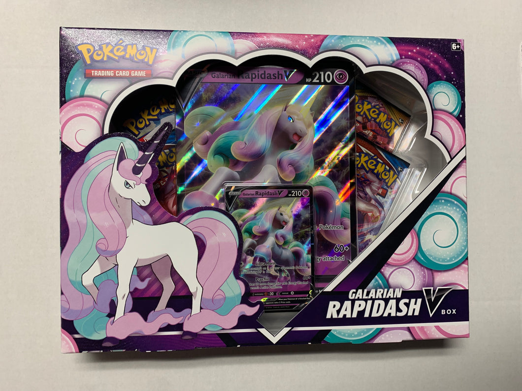 Pokémon Galarian Rapidash V Box